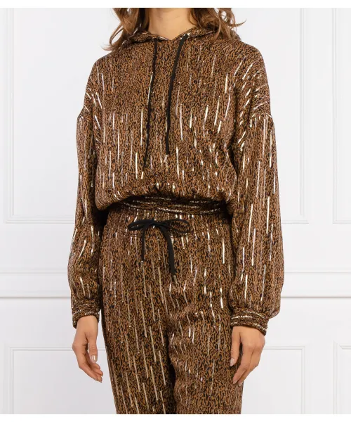 

Толстовка Mystify Relaxed fit Pinko, коричневый
