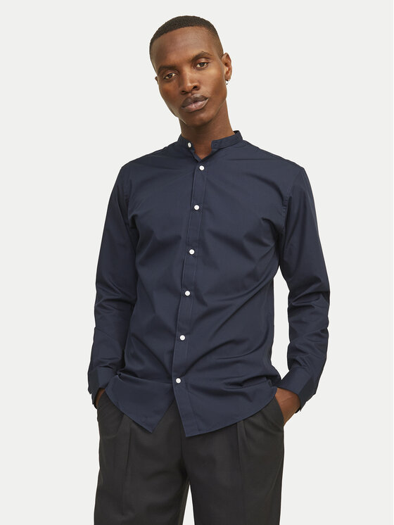 

Рубашка узкого кроя Jack&Jones, синий