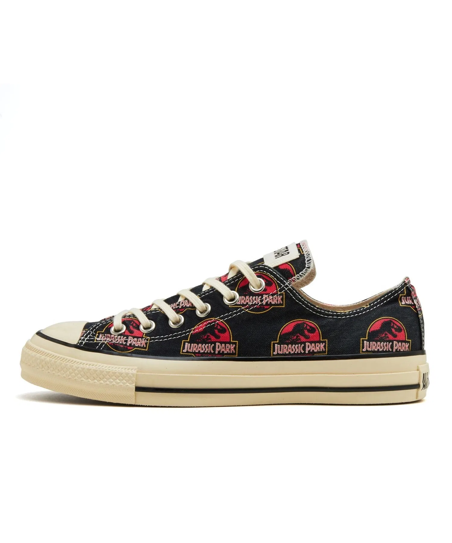 Унисекс кеды из хлопка CONVERSE ALL STAR AGED LG OX JURASSIC PARK разноцветные