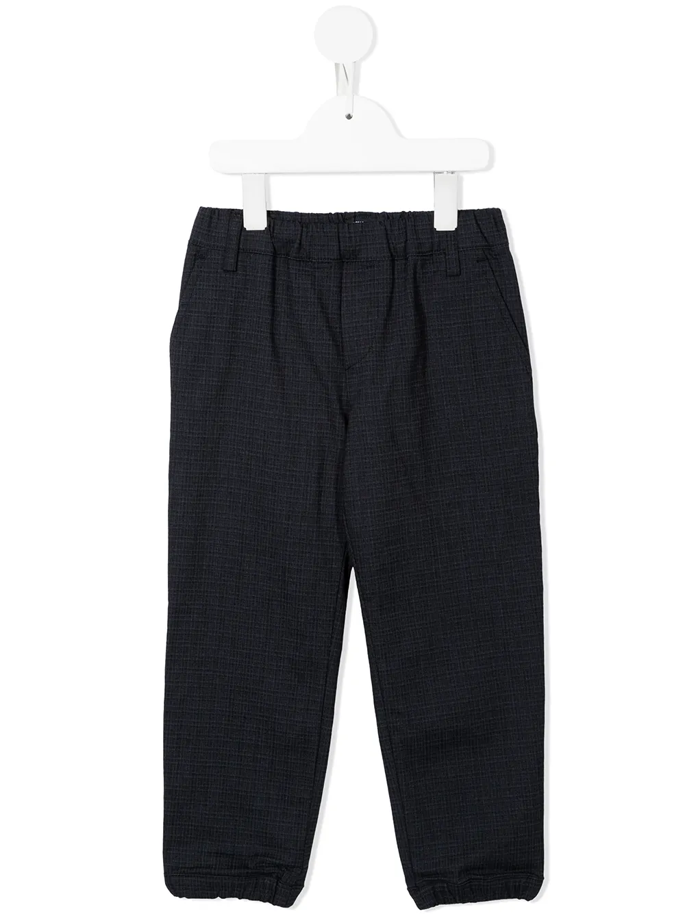 

Брюки с эластичным поясом Emporio Armani Kids, синий