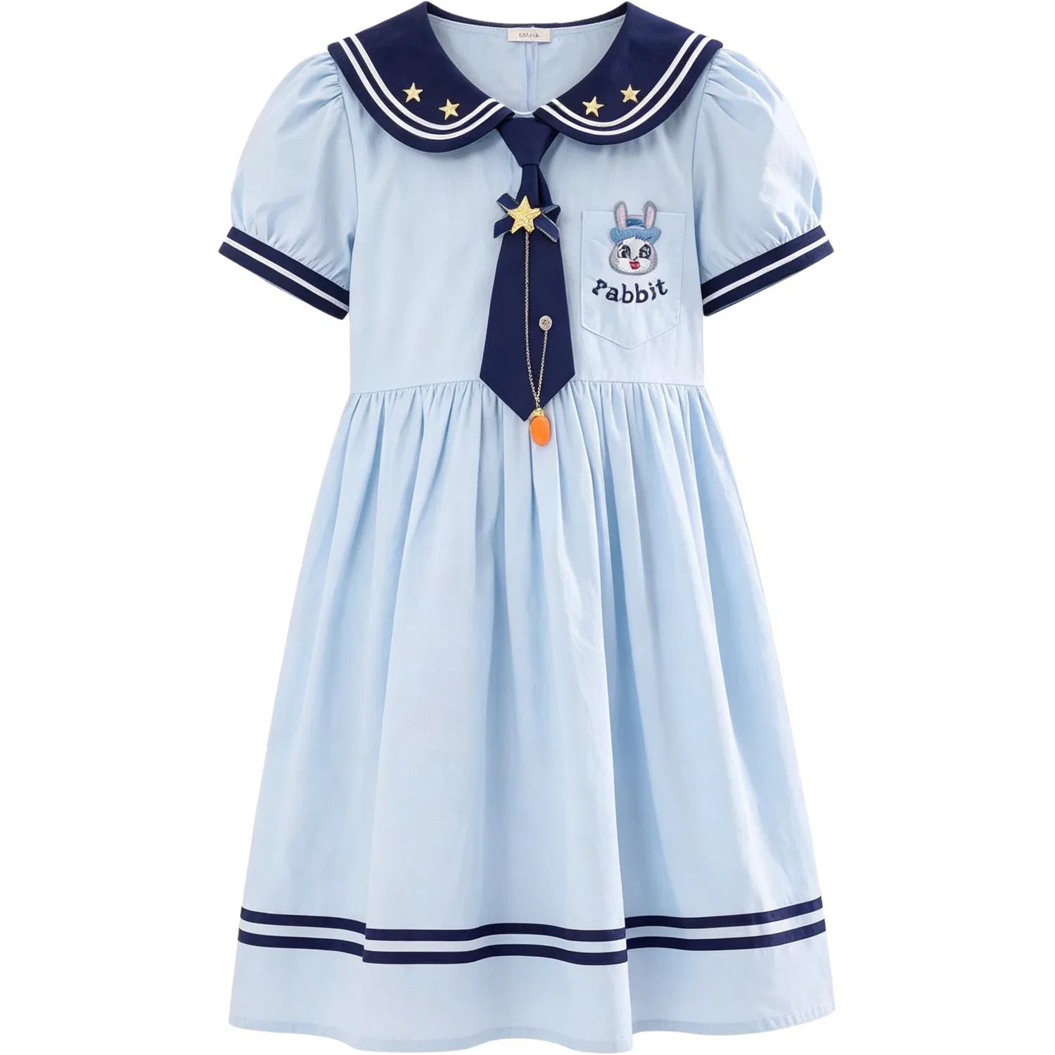Платье с воротником в стиле милитари Disney Blue