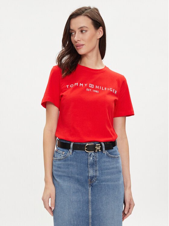 

Футболка стандартного кроя Tommy Hilfiger, красный