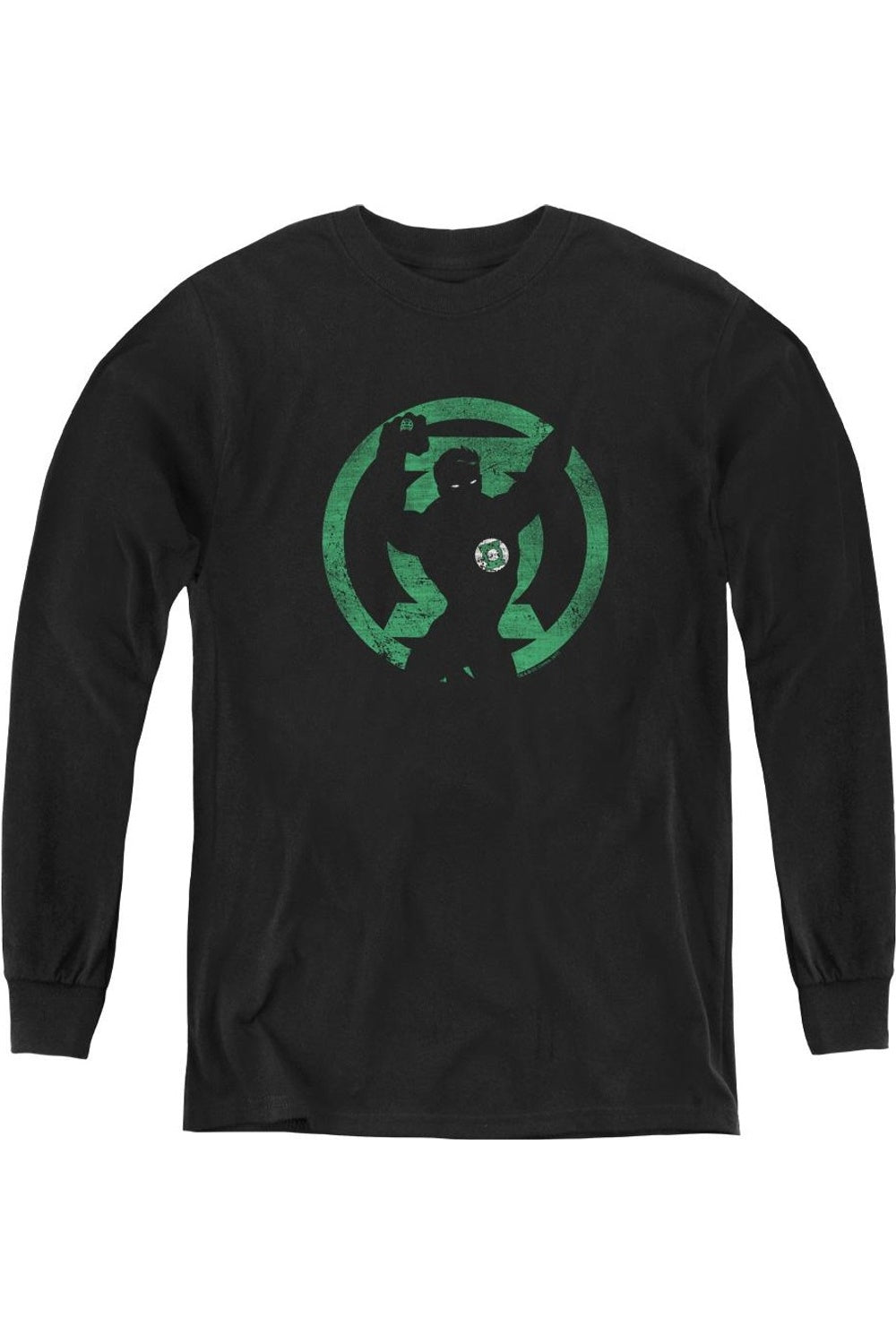 

Футболка с длинным рукавом DC Comics Gl Symbol Knockout Youth Gildan, черный