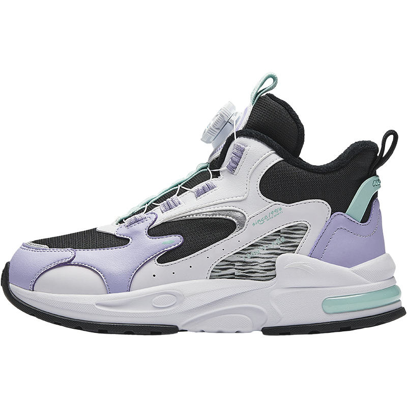 

Antakids Детские хлопковые кроссовки с противоскользящей подошвой, износостойкие, черные, фиолетовые, белые, для подростков