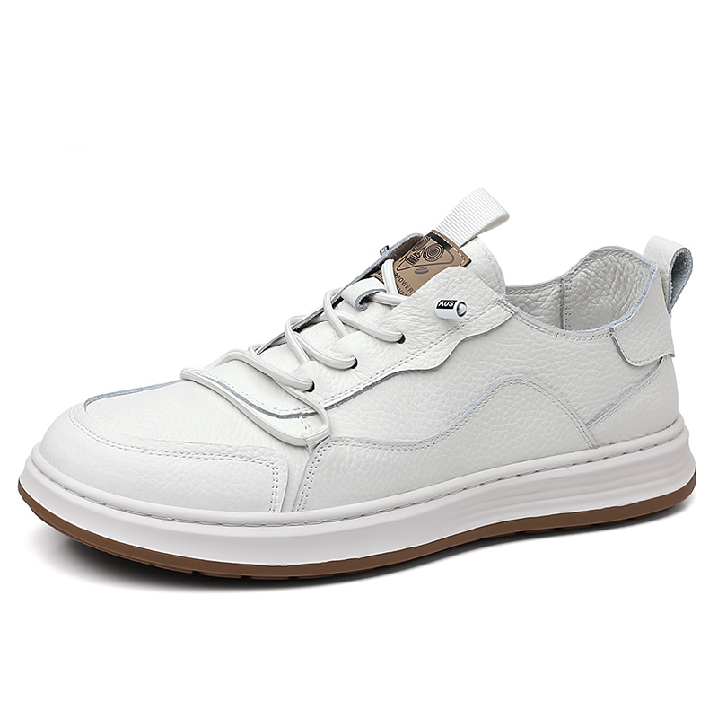 

Xiwencha Мужские повседневные кеды низкие белые, цвет White