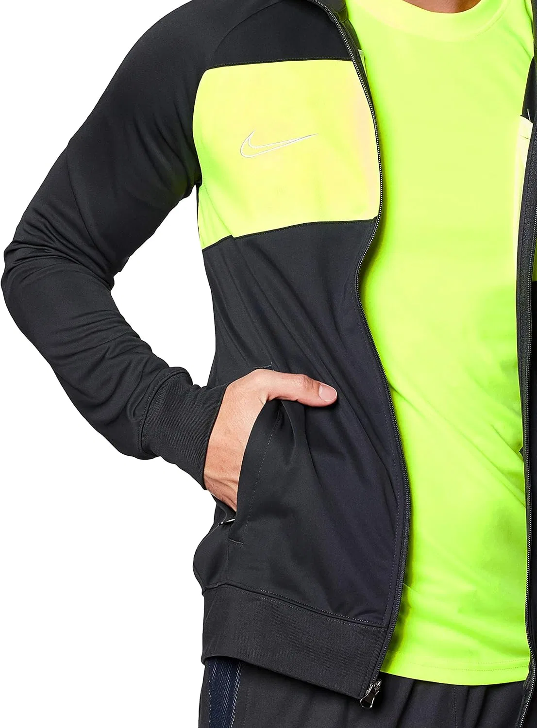 Куртка спортивная Nike, цвет Lime Green — фото 3