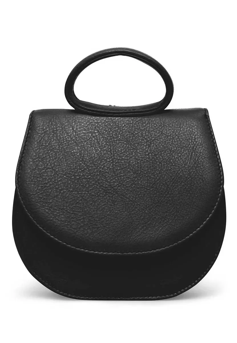 

Сумка через плечо GRETCHEN "Ebony Mini Loop Bag", из итальянской телячьей кожи, черный