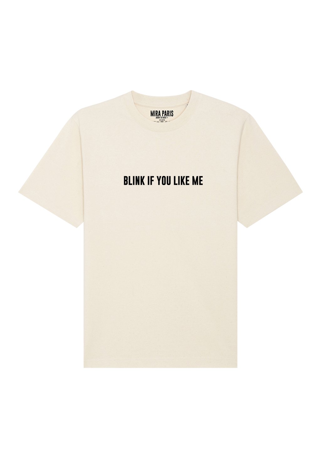 

Футболка с принтом FOLLOW YOUR HEART PRINT HEAVYWEIGHT Mira Paris, кремовый