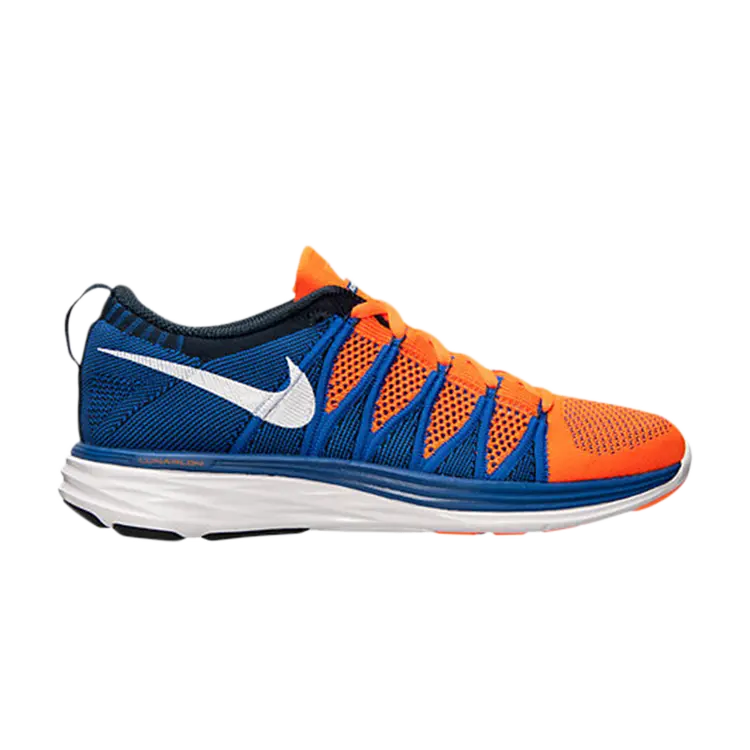 

Кроссовки Nike Flyknit Lunar2, синий