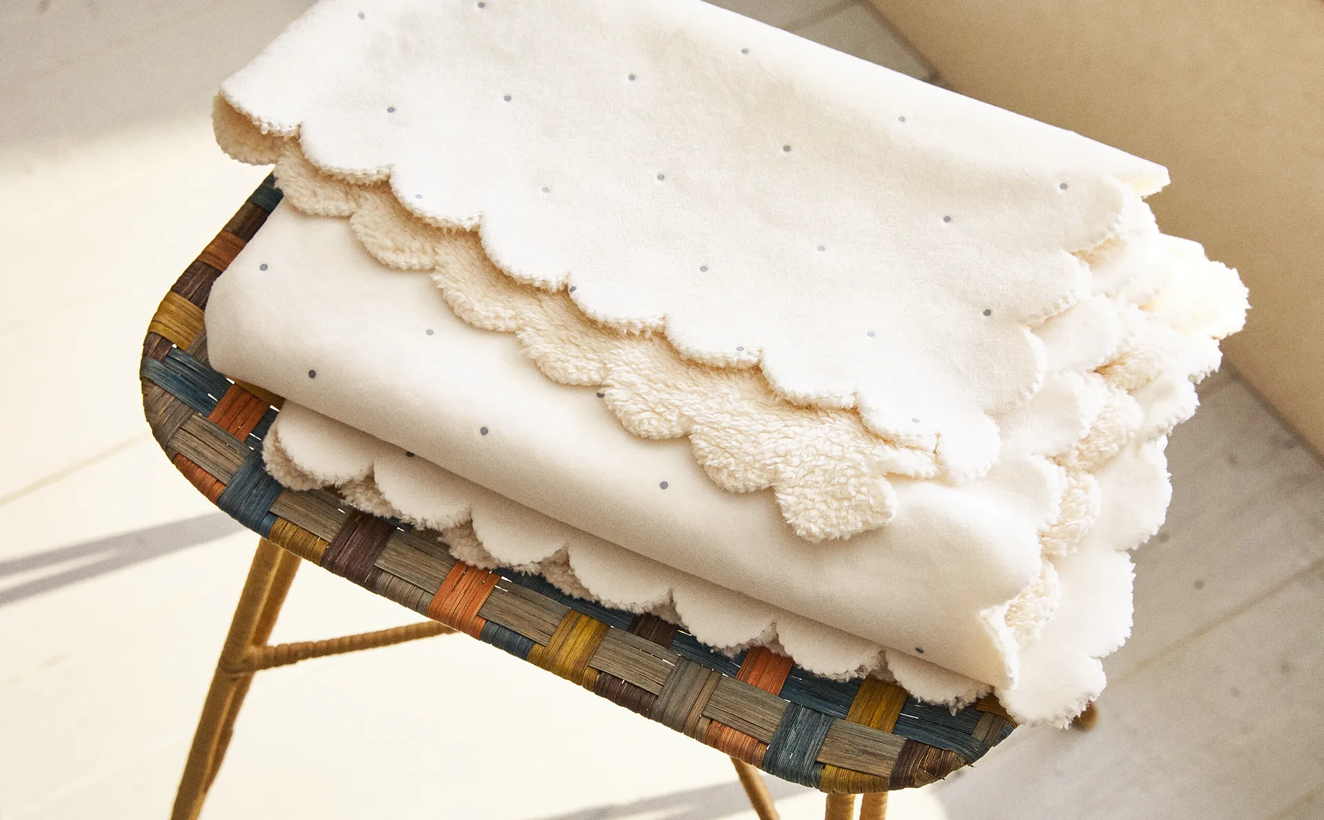 

Флисовое детское одеяло Zara Home, синий
