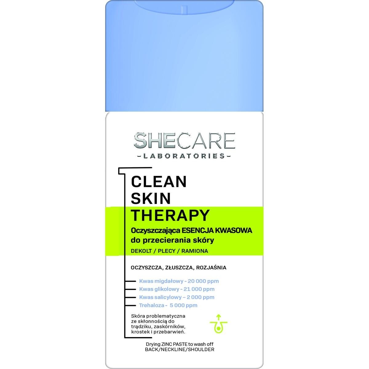 

SHE, Shecare Clean Skin Therapy, очищающая кислотная эссенция, 150 мл
