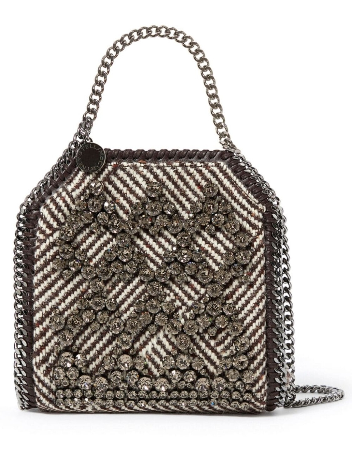 

Stella McCartney маленькая сумка-тоут Falabella, коричневый
