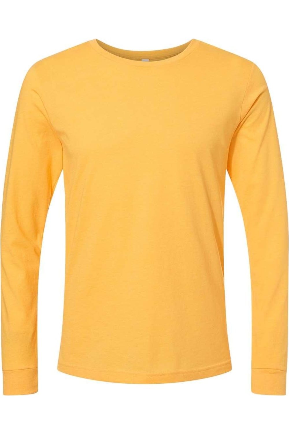 

Футболка с длинным рукавом BELLA + CANVAS Heather CVC, цвет heather yellow gold