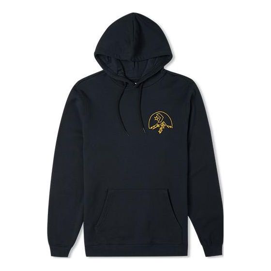 

Толстовка mountain logo hoodie 'black' Converse, черный