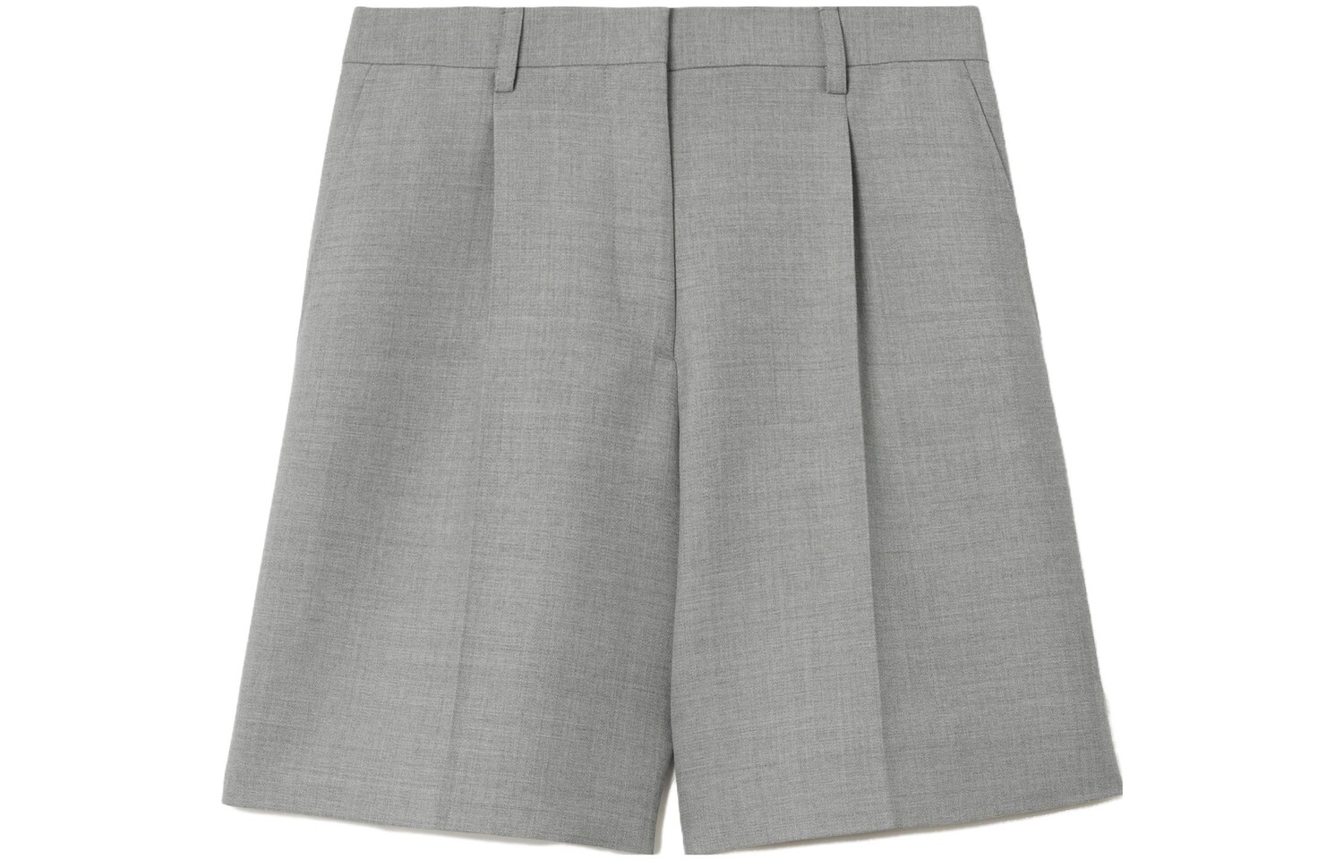 

Повседневные шорты женские светло-серые Burberry