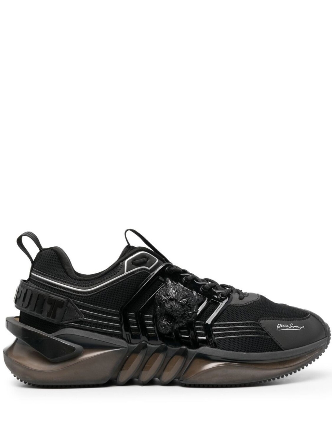 

Кроссовки Runner Tiger на шнуровке Plein Sport, черный