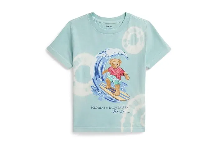 Футболка Tie-Dye Polo Bear Cotton Polo Ralph Lauren Kids, Parakeet
