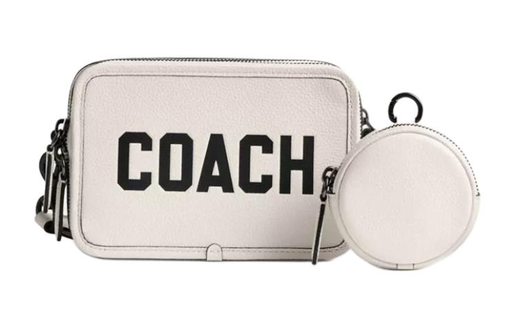 

COACH Мягкая полированная кожаная сумка через плечо