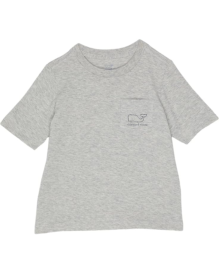 

Толстовка Vineyard Vines Kids Short Sleeve Vintage Whale Pocket T-Shirt, цвет Grey Heather