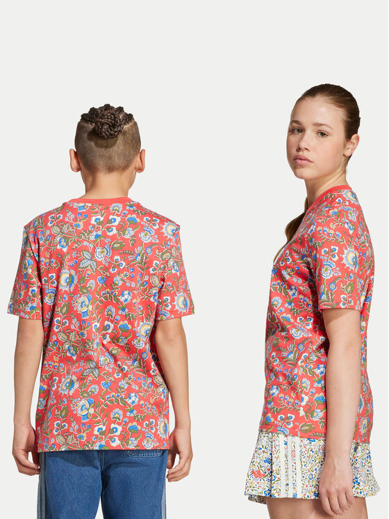 Футболка loose fit Liberty London JV7817 Adidas, красный — фото 2