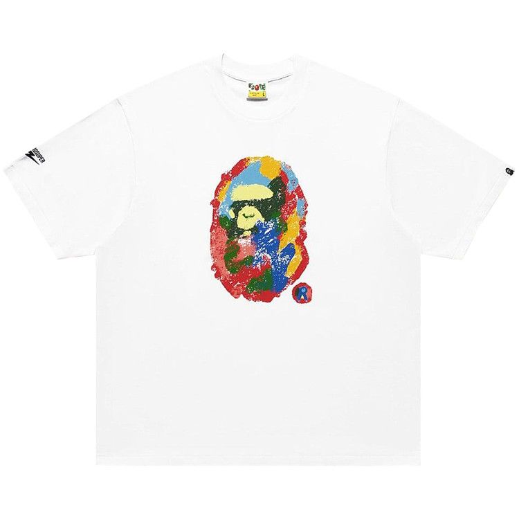 

Футболка BAPE x KidSuper Painting Ape Head Tee, White
