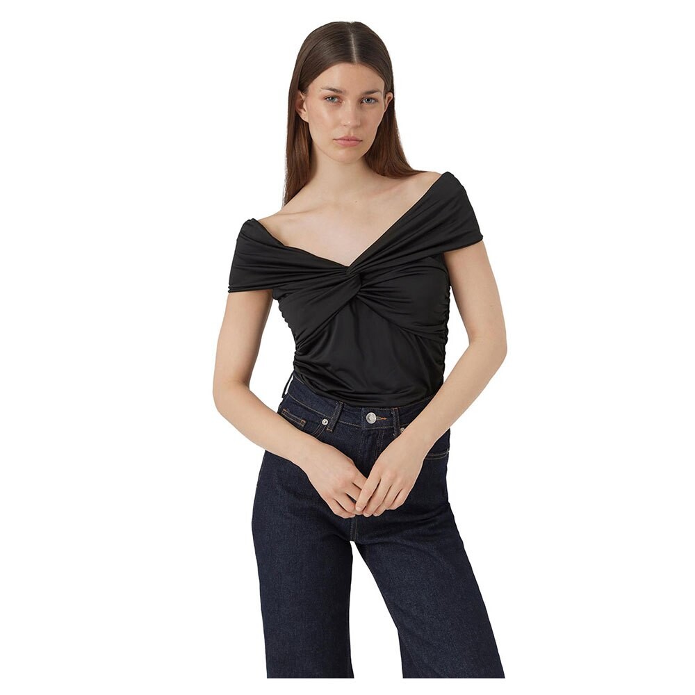 

Топ Vero Moda Vmsalla Off Shoulder Knot Jrs, черный