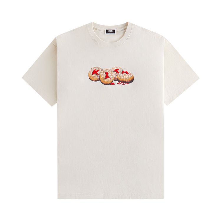

Футболка Kith Treats Jelly Doughnut Tee Waffle, кремовый