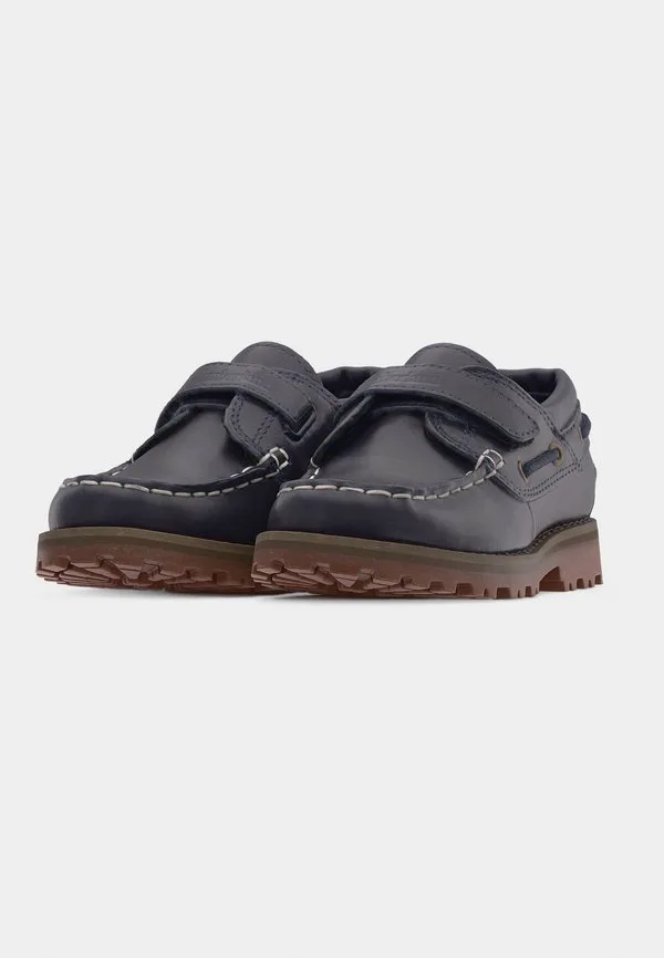 Оригинальные лодочные туфли унисекс Timberland, Navy — фото 3