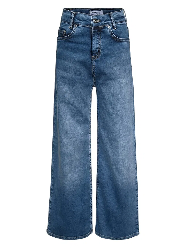 Джинсы Wide Leg, Blue Effect, темно-синий