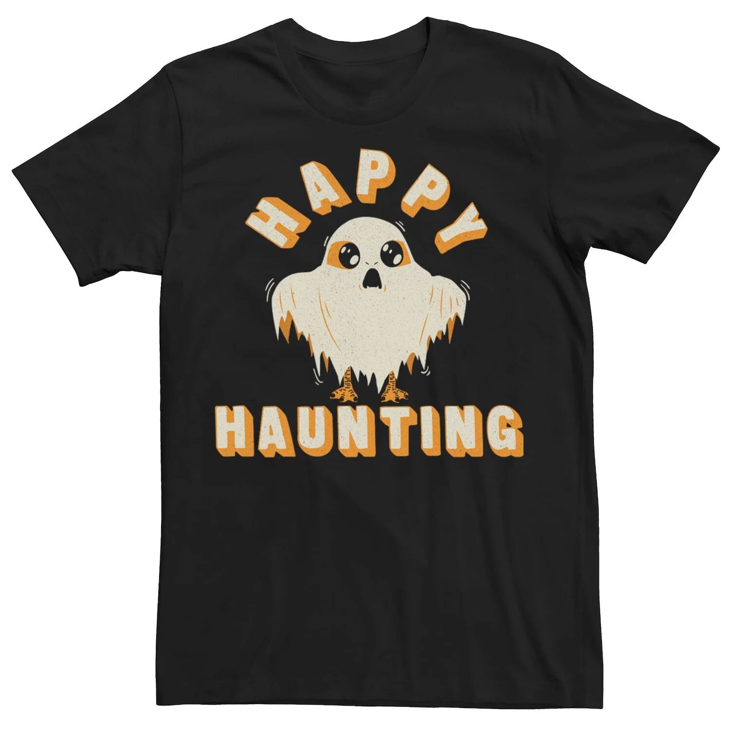

Мужская футболка с плакатом на Хэллоуин Porg Happy Haunting Star Wars