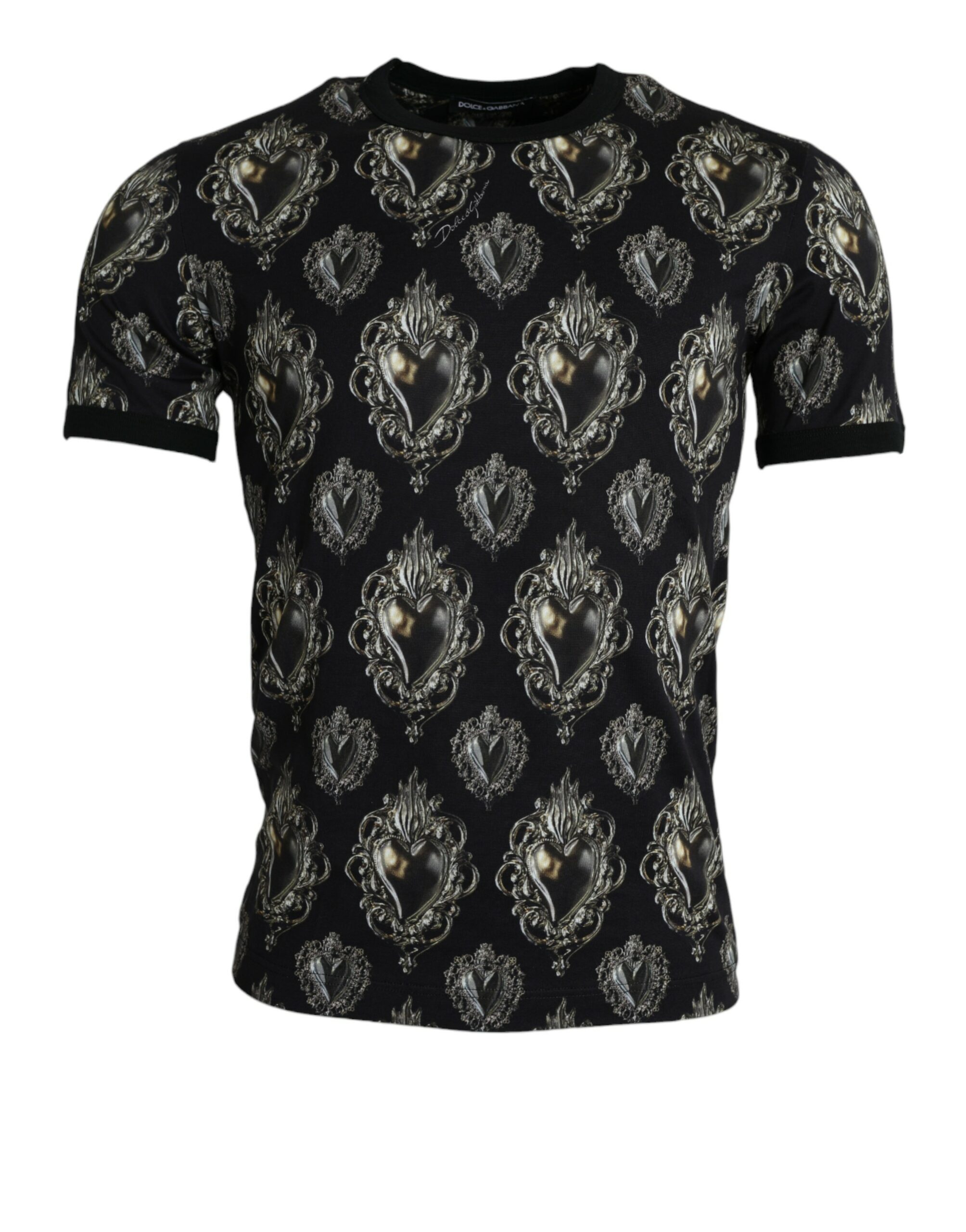 

Футболка Chic Sacred Heart с круглым вырезом Dolce & Gabbana, черный
