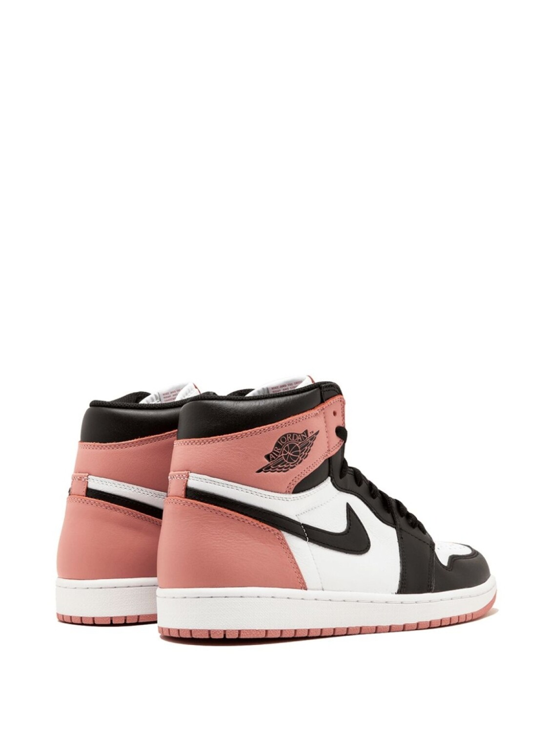 Кроссовки Jordan Air Jordan 1 Retro High OG NRG, белый/розовый/черный — фото 3