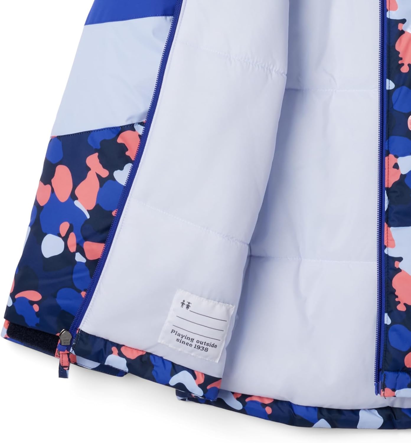 Куртка Columbia Girls Horizon Ride III, Collegiate Navy Winterbloom/Clematis Blue — фото 3
