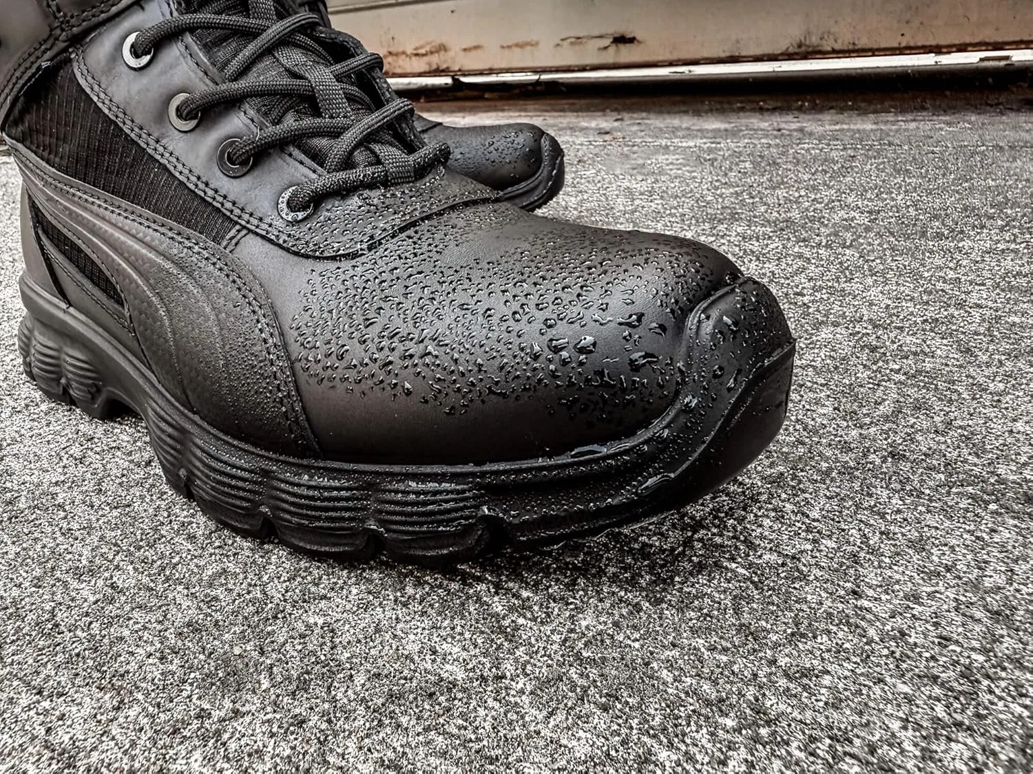 Тактические ботинки PUMA Safety Komando RB LR6 для мужчин - высококачественные ботинки с низкой подошвой. Тактические ботинки для использования в боевых условиях и на открытом воздухе, черный — фото 4