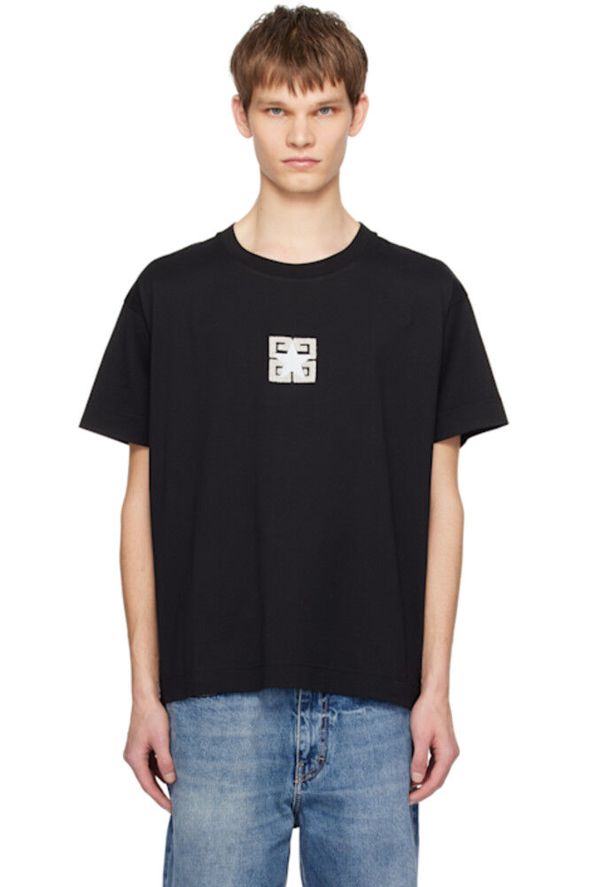 

Черная футболка со звездами 4G Givenchy