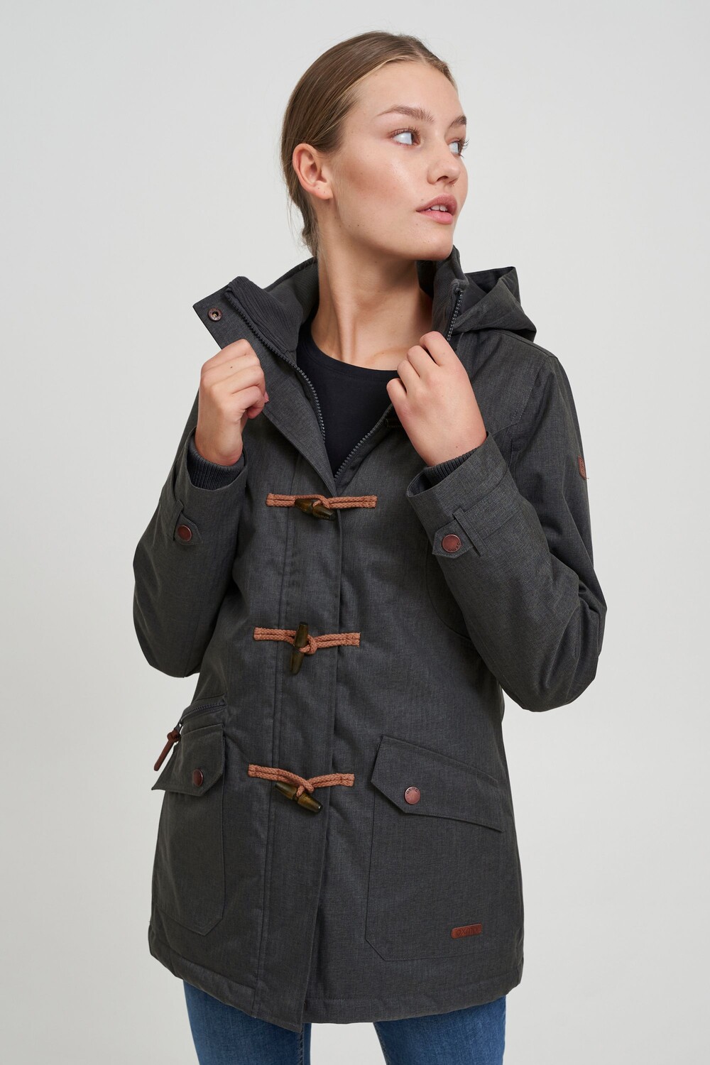 

Пуховик Oxmo Parka, серый