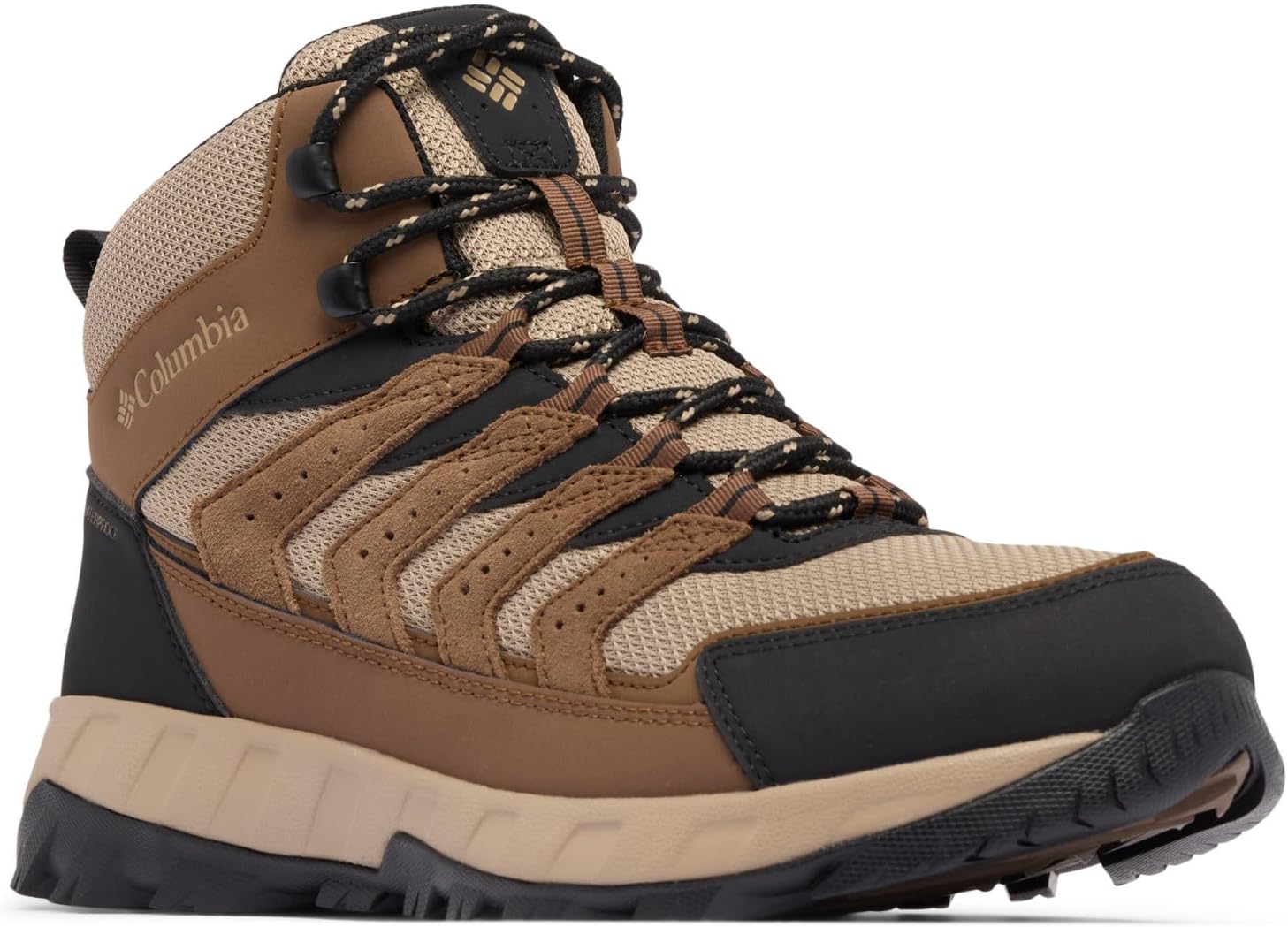 

Мужские водонепроницаемые походные ботинки Columbia Strata Trail Mid, Dark Brown/Khaki Ii