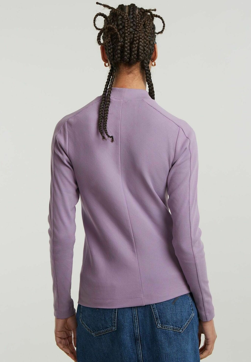 

Топ с длинными рукавами SLIM LONG SLEEVE G-STAR, фиолетовый