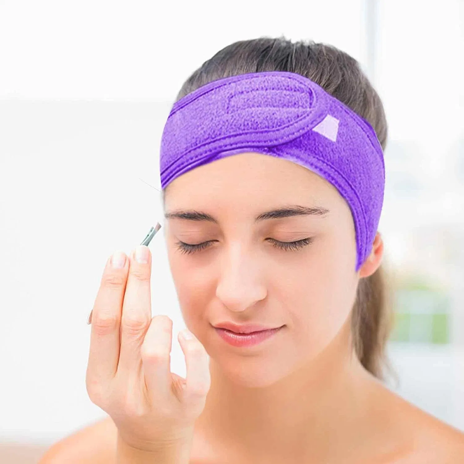 Напульсники для умывания из микрофибры Generisch, Purple — фото 3
