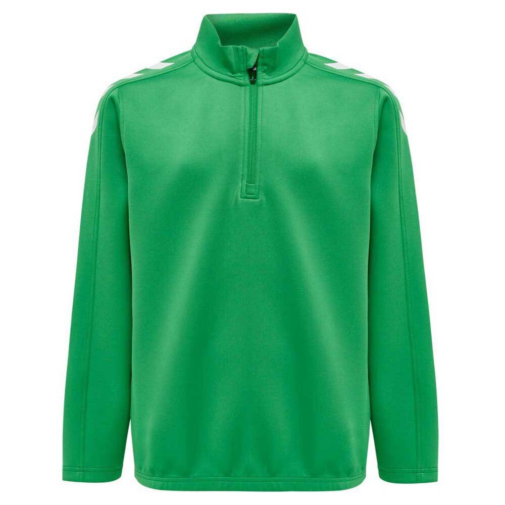 

Толстовка Hummel Core XK Poly Half Zip, зеленый