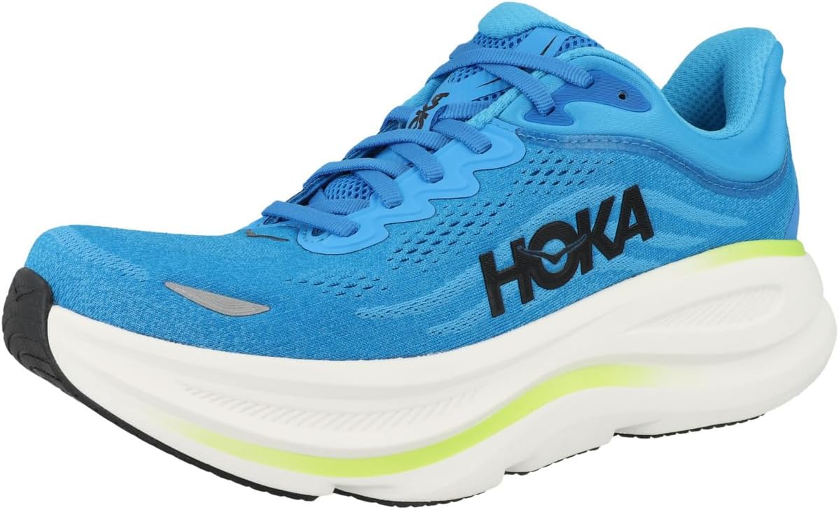 Мужские кроссовки Hoka Bondi 9, небесно-голубой — фото 4