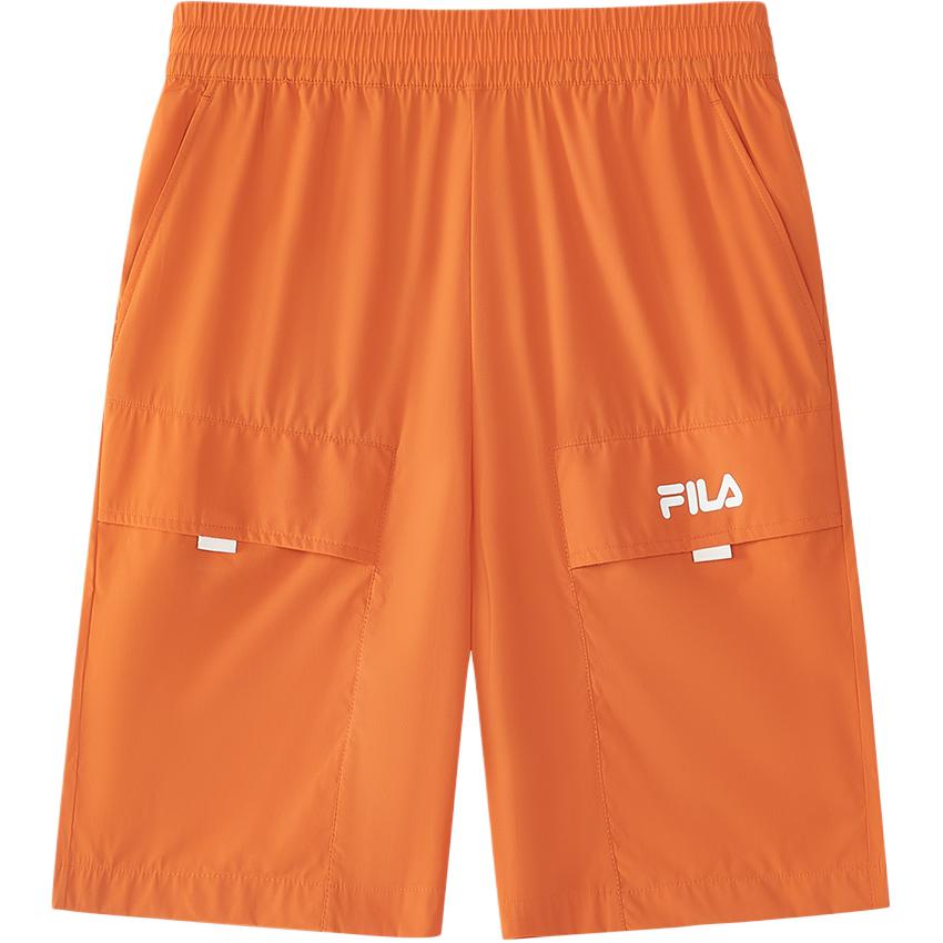 Шорты для детей 3-7 лет Sunset Orange FILA KIDS, оранжевый