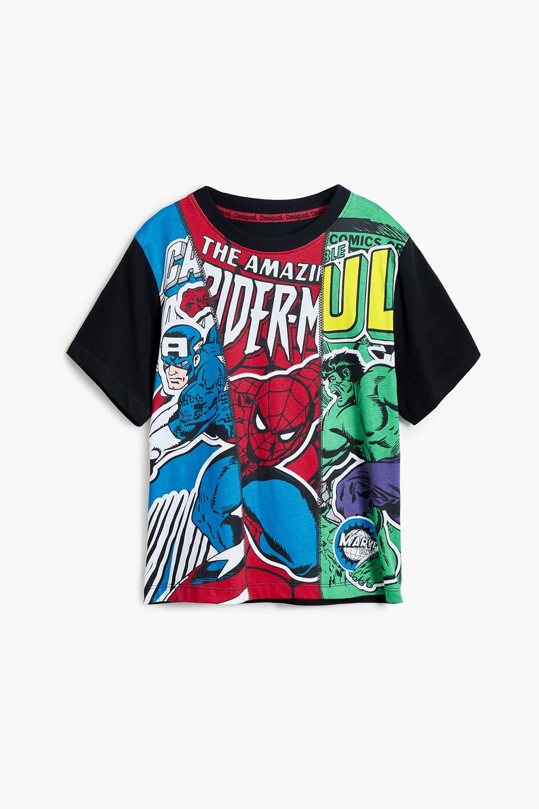 Футболка Marvel Desigual, Gray/Black/2000 — фото 3