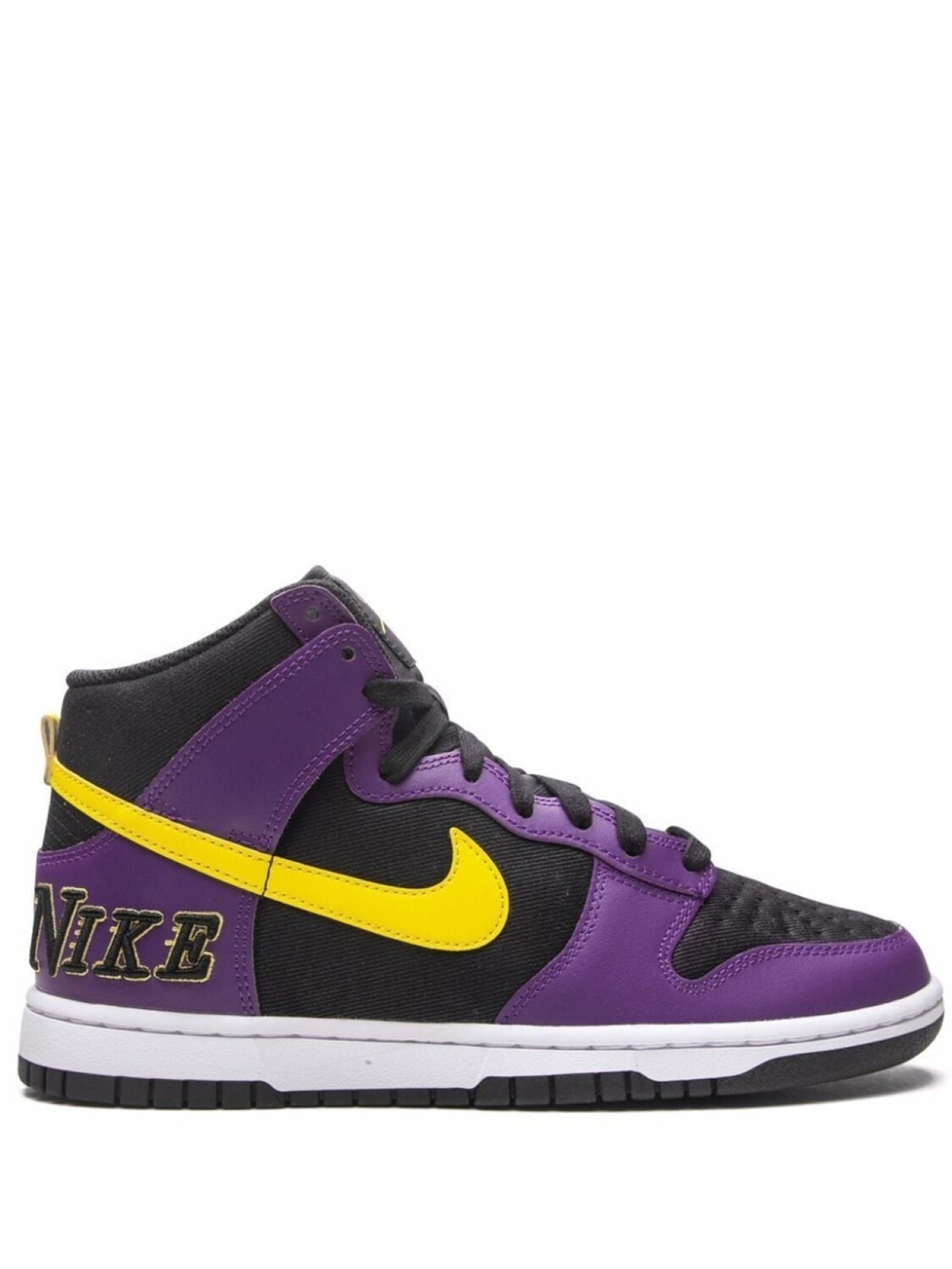 

Кроссовки Dunk High Lakers Nike, черный