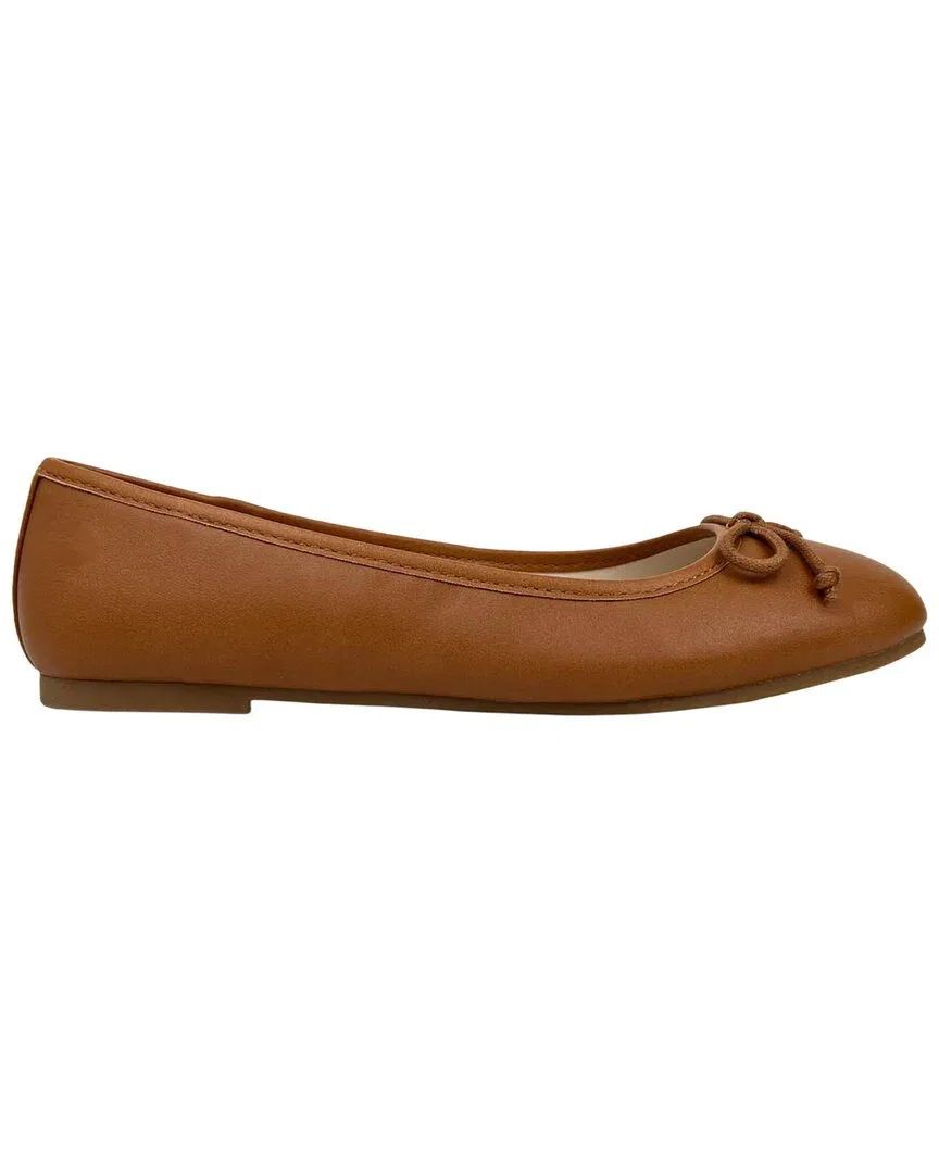 YOSI SAMRA MISS SADIE BALLET FLAT IN TAN