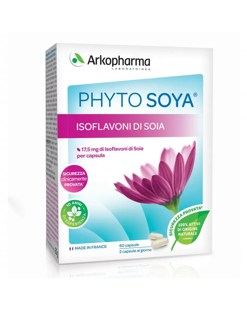 

Arkopharma Phytosoya 17,5 мг 60 капсул противодействует расстройствам менопаузы