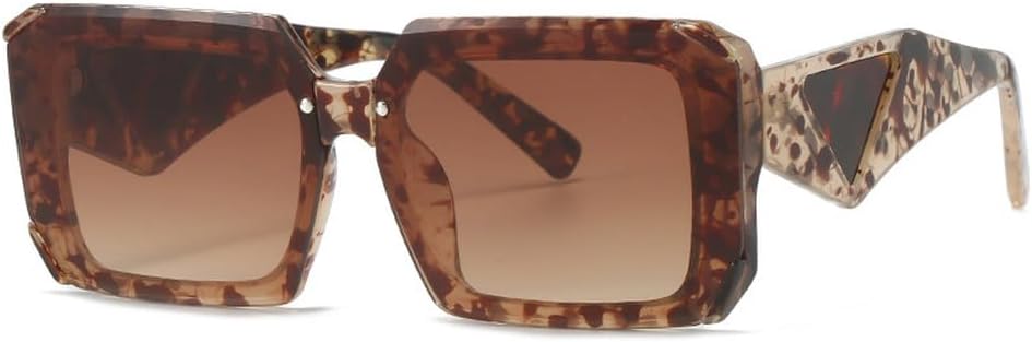 

Классические роскошные солнцезащитные очки для женщин и мужчин, модные винтажные очки для путешествий в стиле панк, популярные солнцезащитные очки для женщин TKKTLLT, Leopard Tea 2