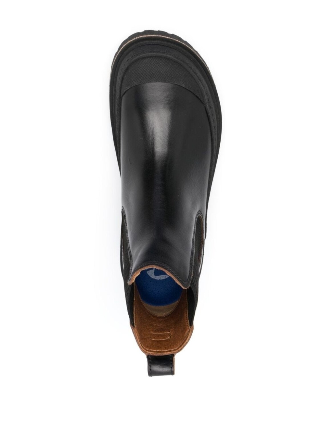 Женские ботинки Birkenstock челси кожаные, черный — фото 4