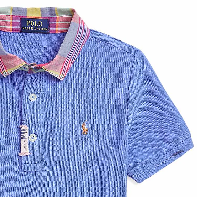 Polo Ralph Lauren Polo Shirt SS25 Scottsdale Blue Kids' — фото 4