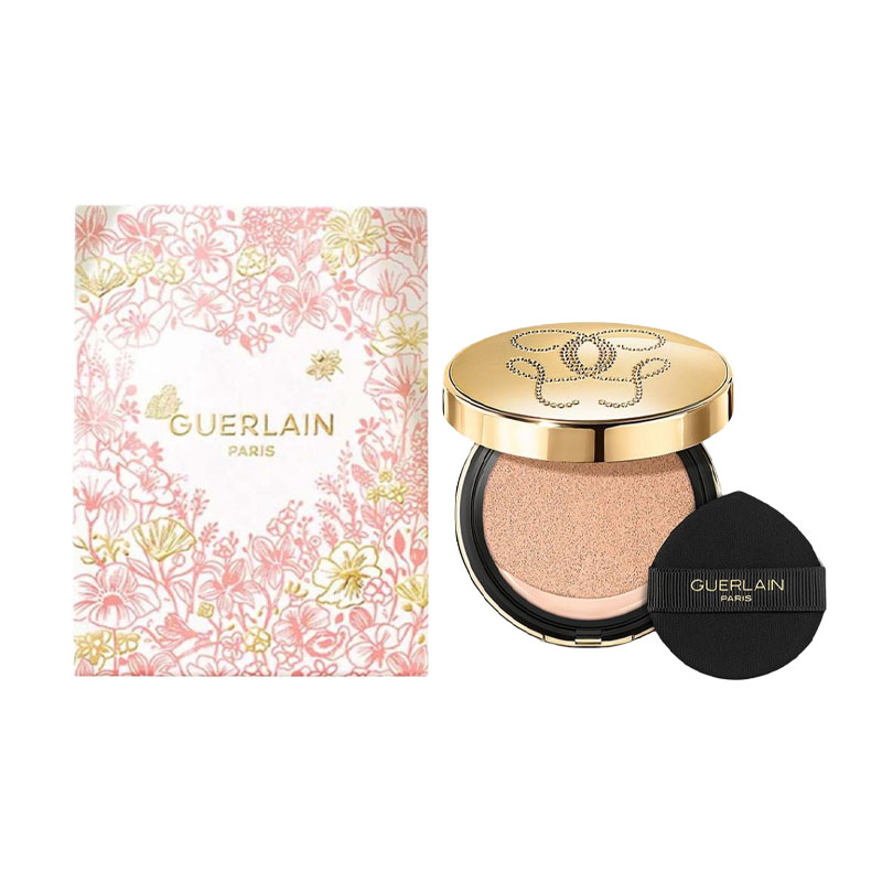 GUERLAIN JIAOLAN Golden Diamond корректирующий воздушный крем-пудра для увлажнения и выравнивания тона кожи 14,5 г — фото 4